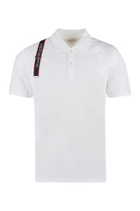 Short sleeve cotton polo shirt